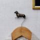 Handmade Antique Dog Wall Hooks Pack of 3